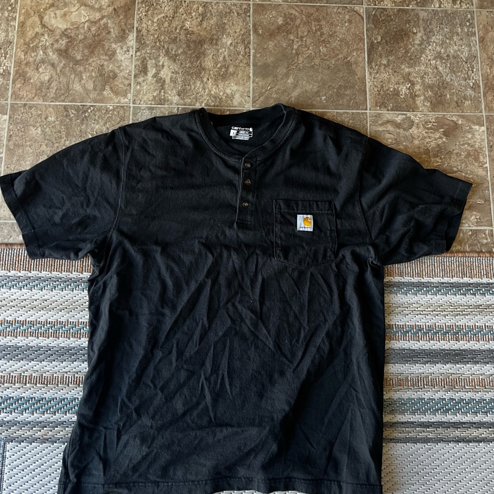 Carhartt Men’s Heavyweight Boxy T-Shirt Size L Black | New Without Tags